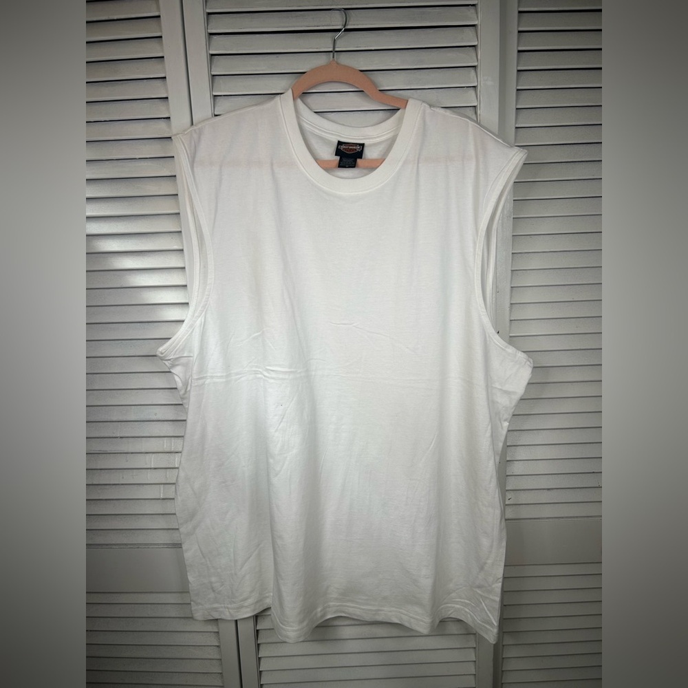Harley-Davidson White Men's Tank Top‎ Size 2X